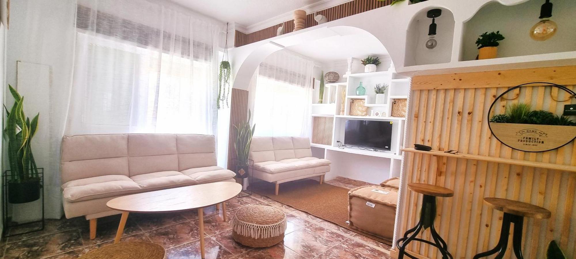Wabi Beach Home - Frente Al Mar Con Aire Acondicionado Águilas Exteriör bild