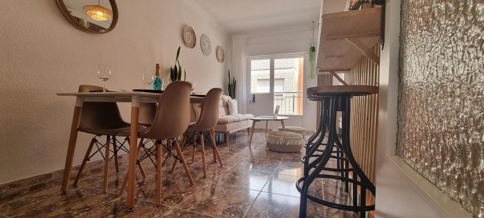 Wabi Beach Home - Frente Al Mar Con Aire Acondicionado Águilas Exteriör bild